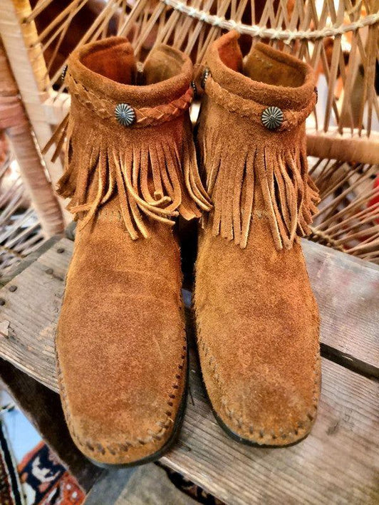 Vintage Minnetonka Women's Ankle Boots. - Yatva