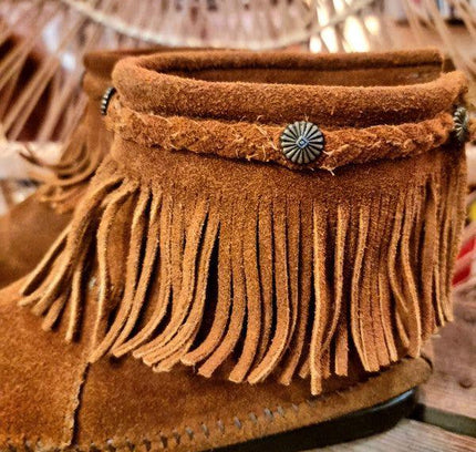 Vintage Minnetonka Women's Ankle Boots. - Yatva