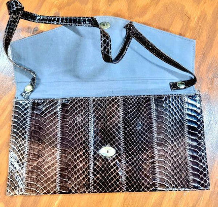 Vintage Moc Cro Clutch / Shoulder Bag - Yatva