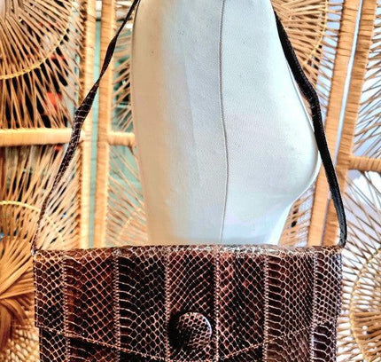 Vintage Moc Cro Clutch / Shoulder Bag - Yatva