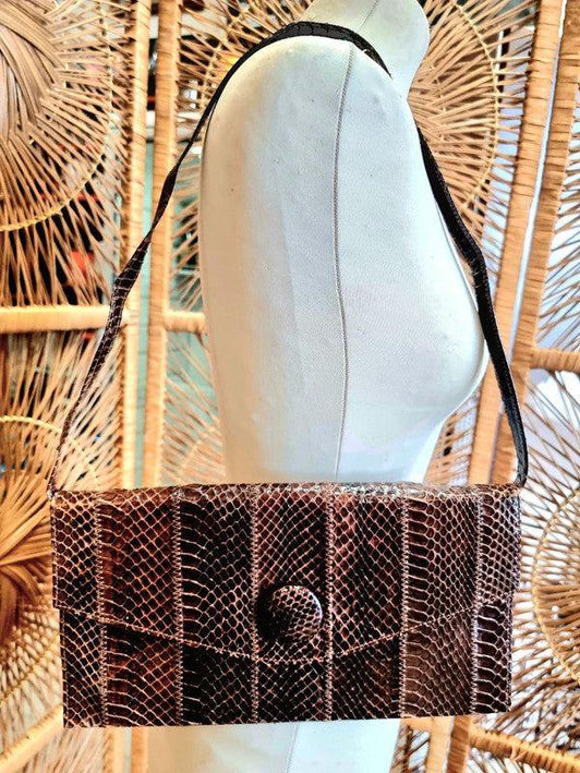 Vintage Moc Cro Clutch / Shoulder Bag - Yatva
