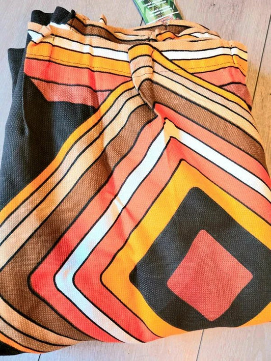 Vintage MOD 70's Geometric Curtain - Yatva
