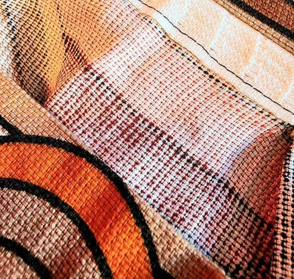 Vintage MOD 70's Geometric Curtain - Yatva