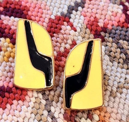 Vintage Monet Style Clip - On Earrings - Yatva