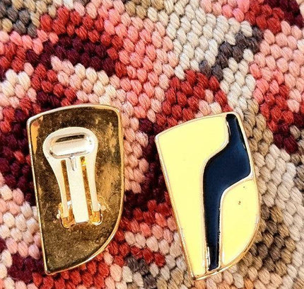 Vintage Monet Style Clip - On Earrings - Yatva