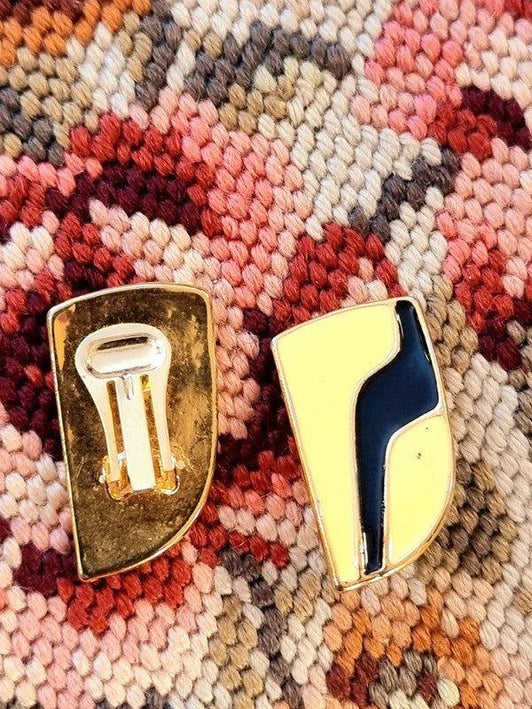 Vintage Monet Style Clip - On Earrings - Yatva