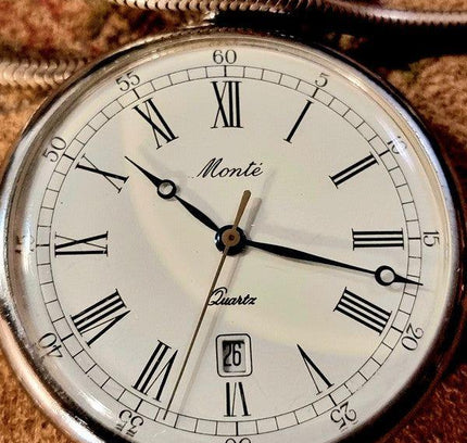Vintage Monté Quartz Pocket Watch - Yatva
