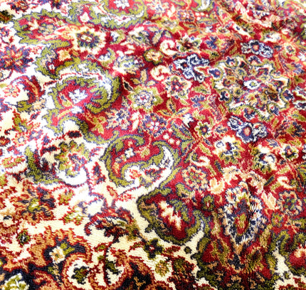 Vintage Museum Shelly Transitional Rust Medallion Area Rug – 135cm x 175cm - Yatva