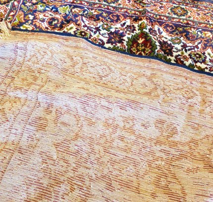 Vintage Museum Shelly Transitional Rust Medallion Area Rug – 135cm x 175cm - Yatva