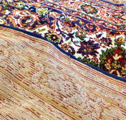Vintage Museum Shelly Transitional Rust Medallion Area Rug – 135cm x 175cm - Yatva