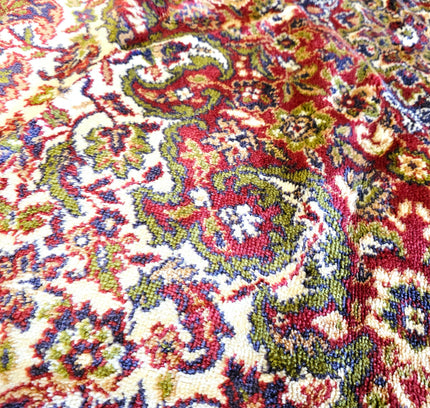 Vintage Museum Shelly Transitional Rust Medallion Area Rug – 135cm x 175cm - Yatva