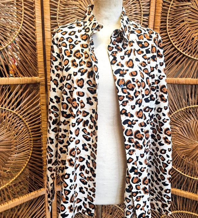 Vintage Norah Panther print Shirt - Yatva