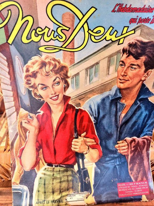Vintage Nous Deux 50's Magazine - Yatva