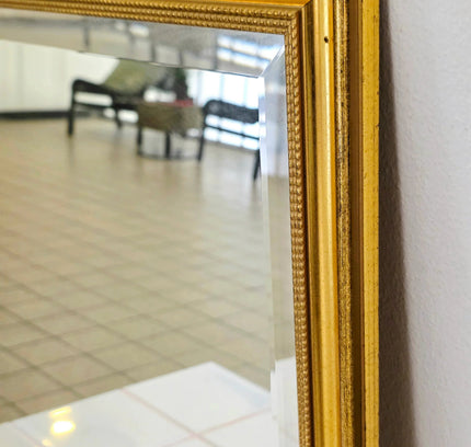 Vintage Ornate Gold Wall Mirror – Neoclassical Style - Yatva