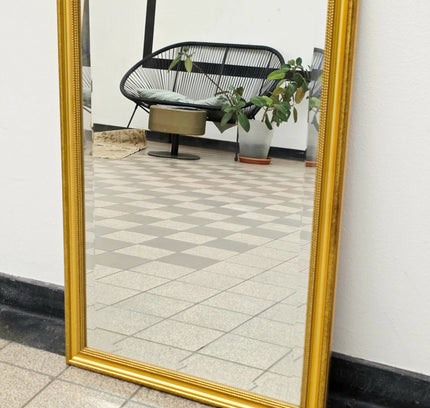 Vintage Ornate Gold Wall Mirror – Neoclassical Style - Yatva