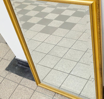Vintage Ornate Gold Wall Mirror – Neoclassical Style - Yatva