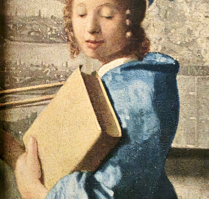 Vintage Ornate Miniature Framed Art Vermeer The Art of Painting - Yatva