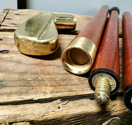 Vintage Oscore Golf Club Tippling Cane with Hidden Secret Flask - Yatva