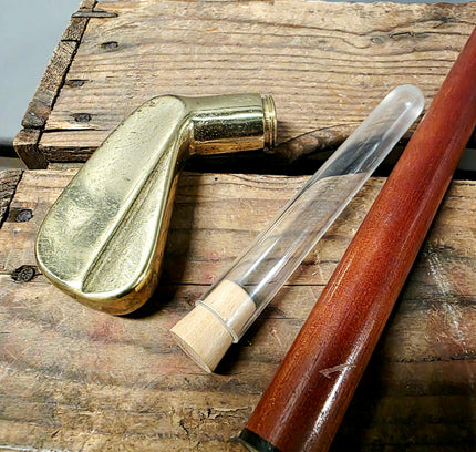 Vintage Oscore Golf Club Tippling Cane with Hidden Secret Flask - Yatva