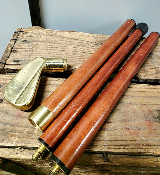 Vintage Oscore Golf Club Tippling Cane with Hidden Secret Flask - Yatva