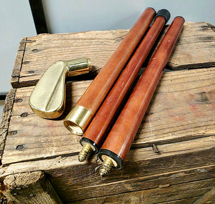 Vintage Oscore Golf Club Tippling Cane with Hidden Secret Flask - Yatva