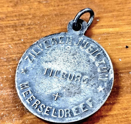 Vintage our lady of Notre dame of Lourdes Medal Pendant - Yatva