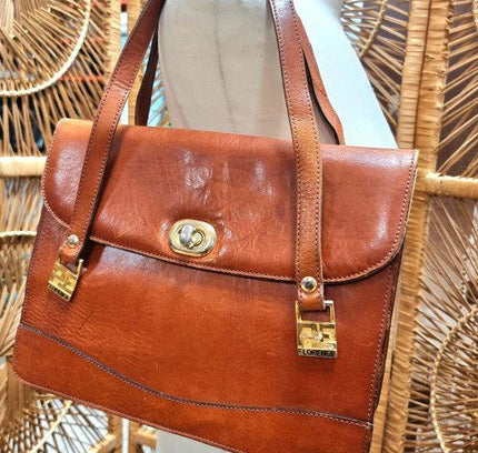Vintage PE Florence Leather Shoulder / Hand Bag - Yatva