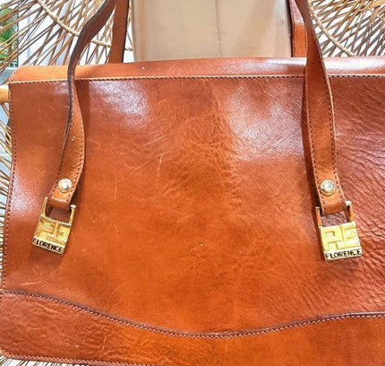 Vintage PE Florence Leather Shoulder / Hand Bag - Yatva
