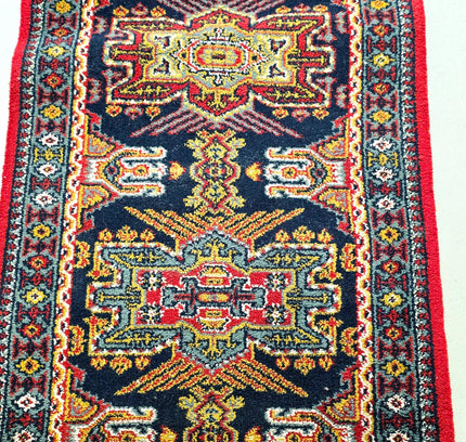 Vintage Persian - Style Tribal Runner - Yatva