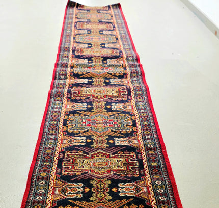 Vintage Persian - Style Tribal Runner - Yatva