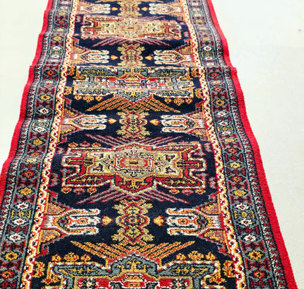 Vintage Persian - Style Tribal Runner - Yatva