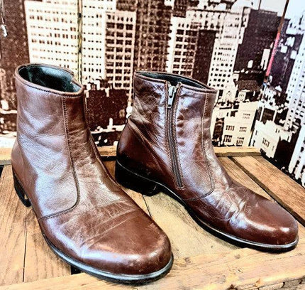 Vintage Peter Kaiser Leather Ankle Boots - Yatva