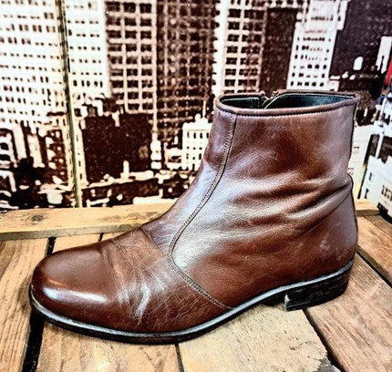 Vintage Peter Kaiser Leather Ankle Boots - Yatva