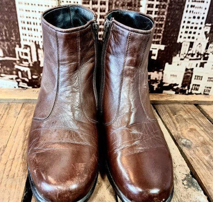 Vintage Peter Kaiser Leather Ankle Boots - Yatva