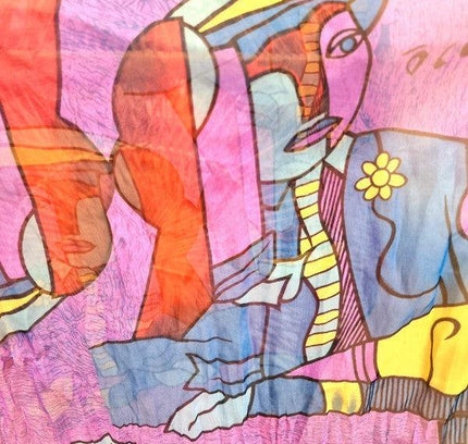 Vintage Picasso Print Scarf - Yatva