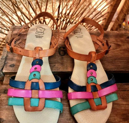 Vintage Piel Leather Sandals - Yatva