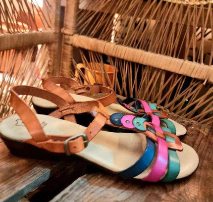 Vintage Piel Leather Sandals - Yatva