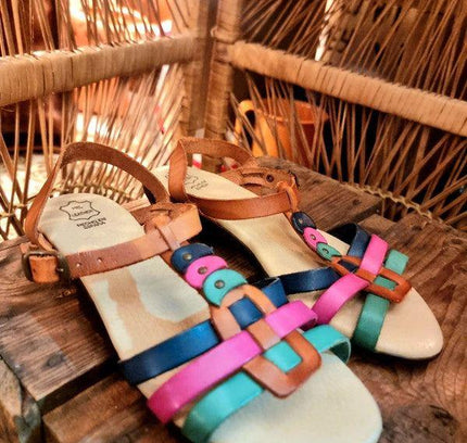 Vintage Piel Leather Sandals - Yatva