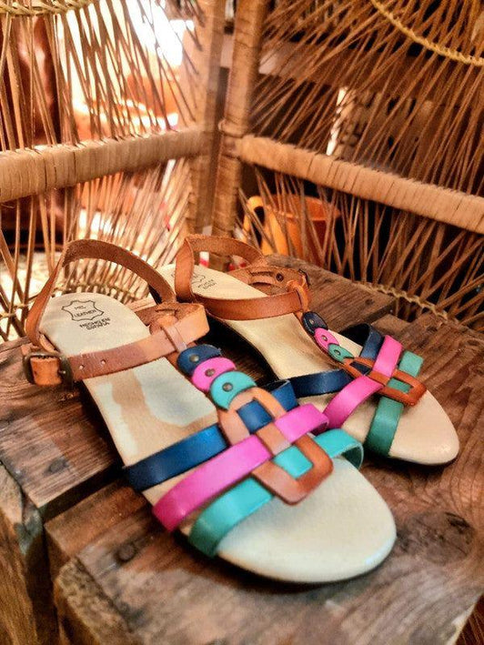 Vintage Piel Leather Sandals - Yatva