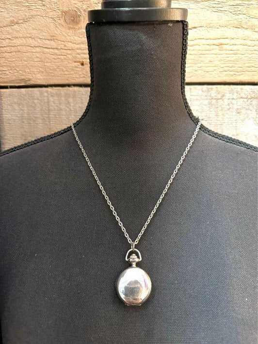 Vintage Pocket Watch Necklace - Yatva