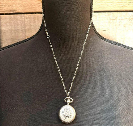 Vintage Pocket Watch Necklace - Yatva