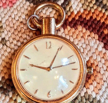 Vintage Pocket Watch Pendant - Yatva