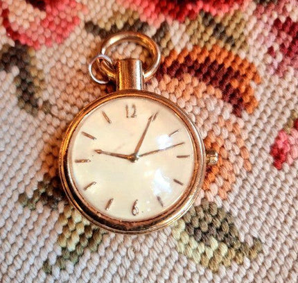 Vintage Pocket Watch Pendant - Yatva