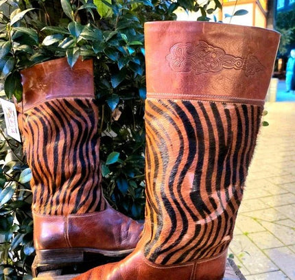 Vintage Pollini Leather Pull up Boots - Yatva
