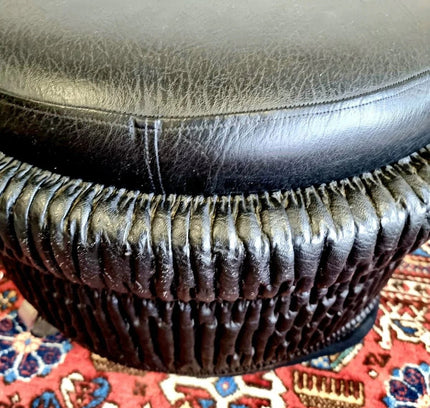 Vintage Pouf Stool Footstool - Yatva