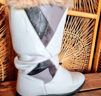 Vintage PURE LANA Shearling 80's Boots - Yatva