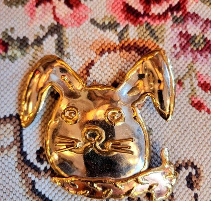 Vintage Rabbit Brooch - Yatva