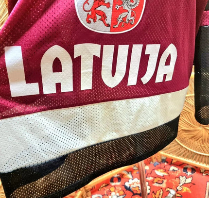 Vintage RAE Sport Latvija Latvia Hockey Jersey - Yatva