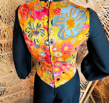 Vintage RARE 60s/ 70s Palazzo Jumpsuit Glam - Yatva