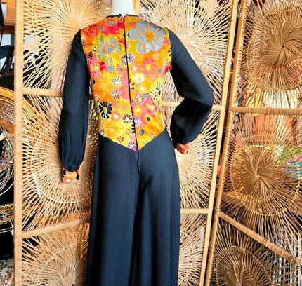 Vintage RARE 60s/ 70s Palazzo Jumpsuit Glam - Yatva